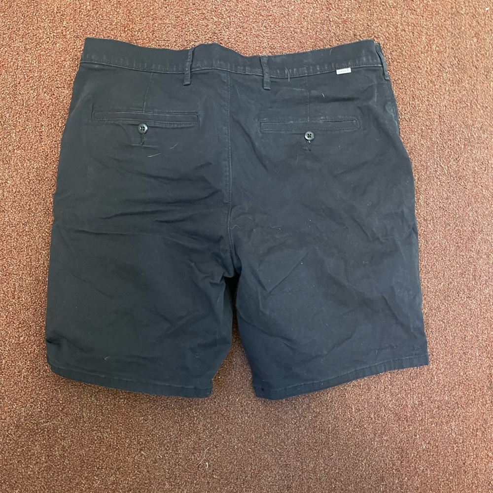 Bundle Two Levi's Dark Black Flat Front Shorts - image 7